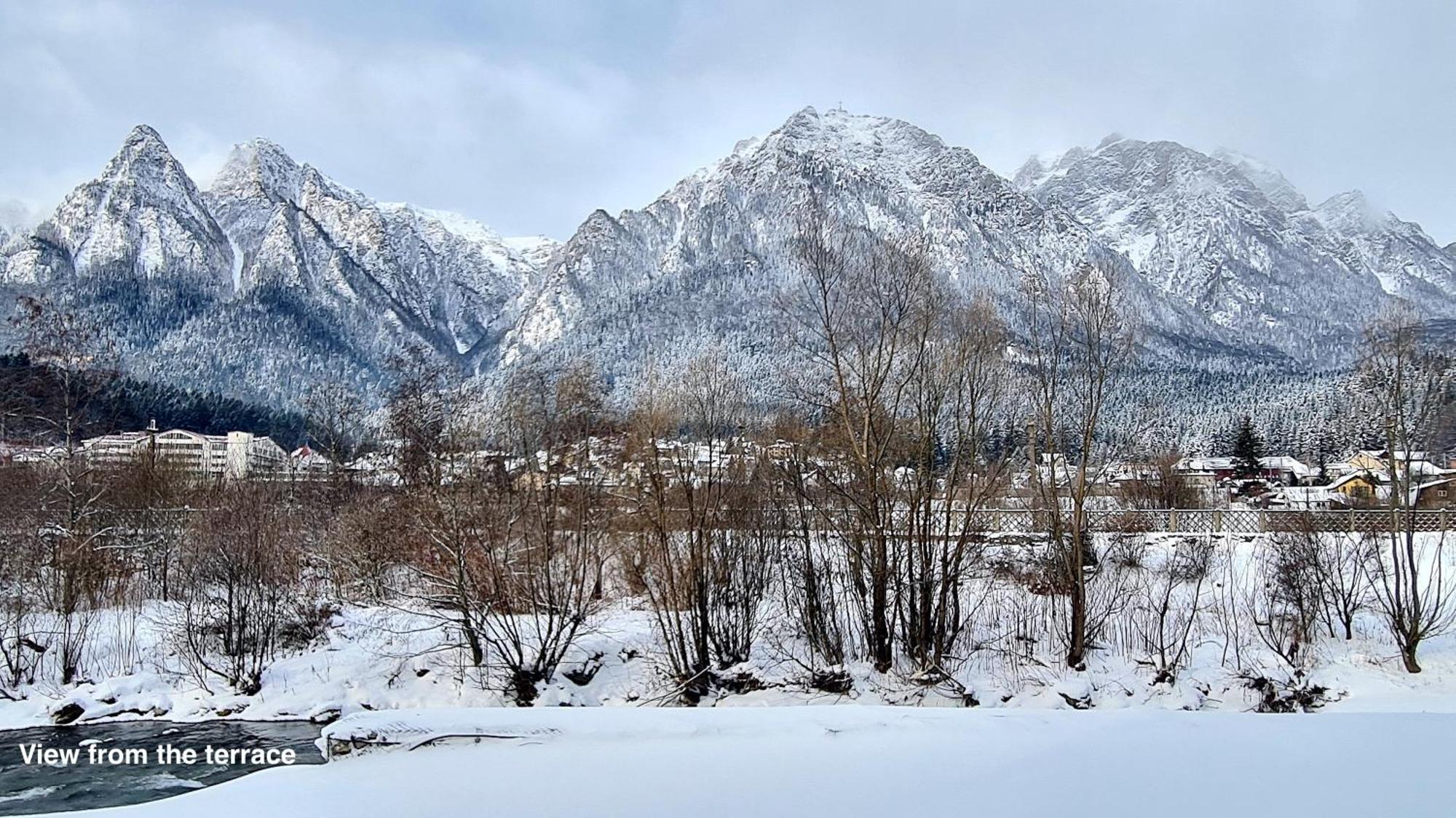Cozy Riverfront Apartments With Garden And Mountain View Buşteni Buitenkant foto